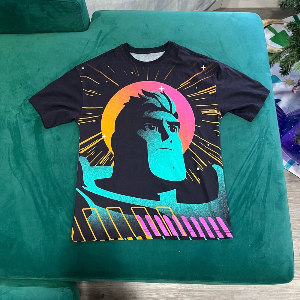 Buzz Lightyear all Over graphic t-shirt with Zurg Backprint